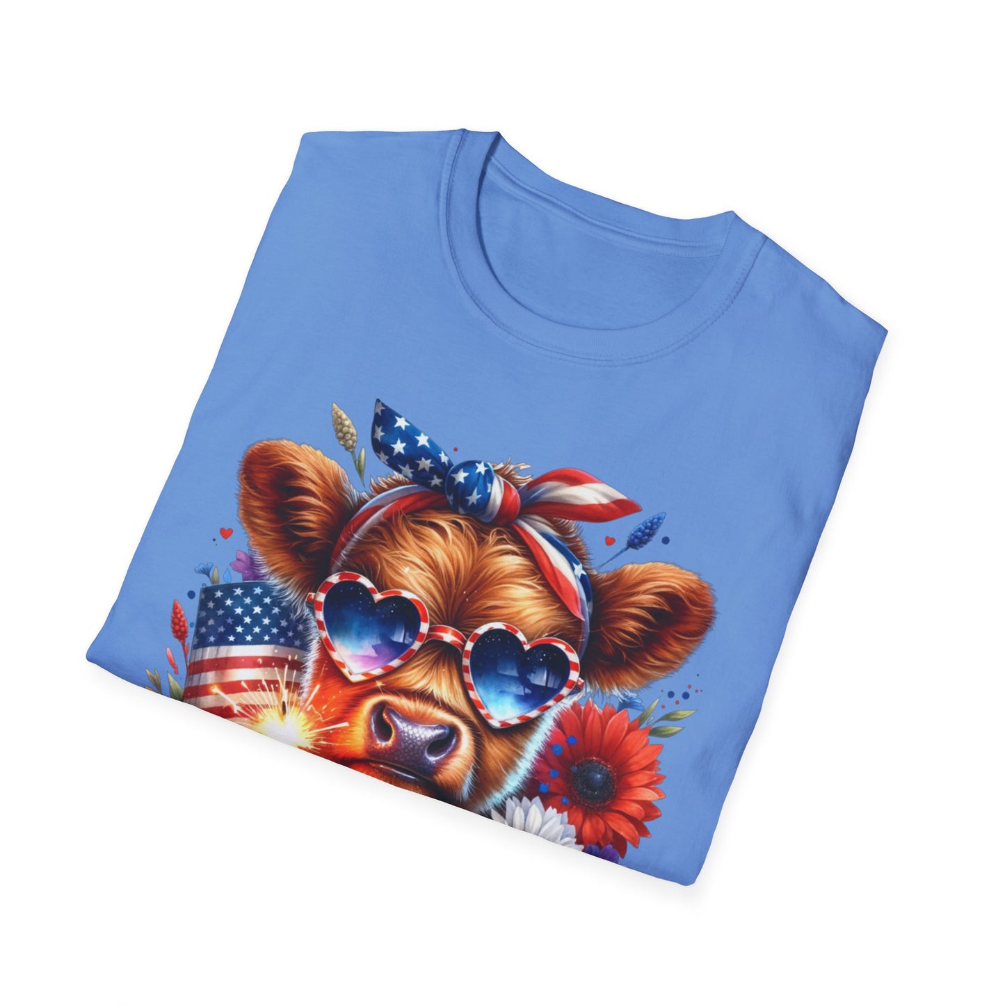 Patriotic Cow T-Shirt - for Summer Celebrations