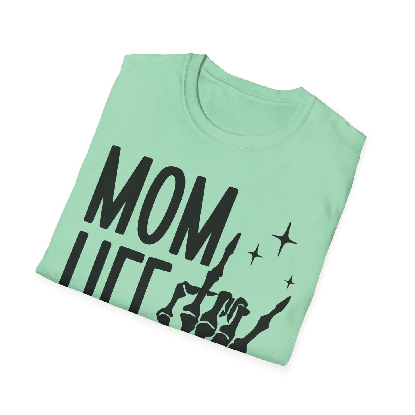 Mom Life Skeleton Hand T-Shirt