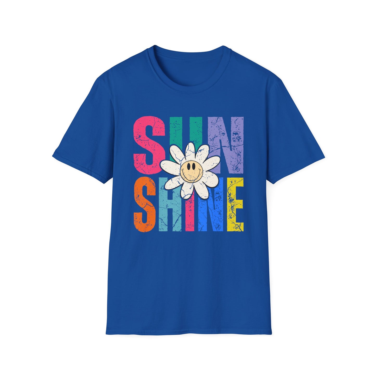 Sunny Vibes T-Shirt - Colorful Sunshine Graphic Tee, Summer Top, Gift for Her, Casual Wear, Festival Fashion