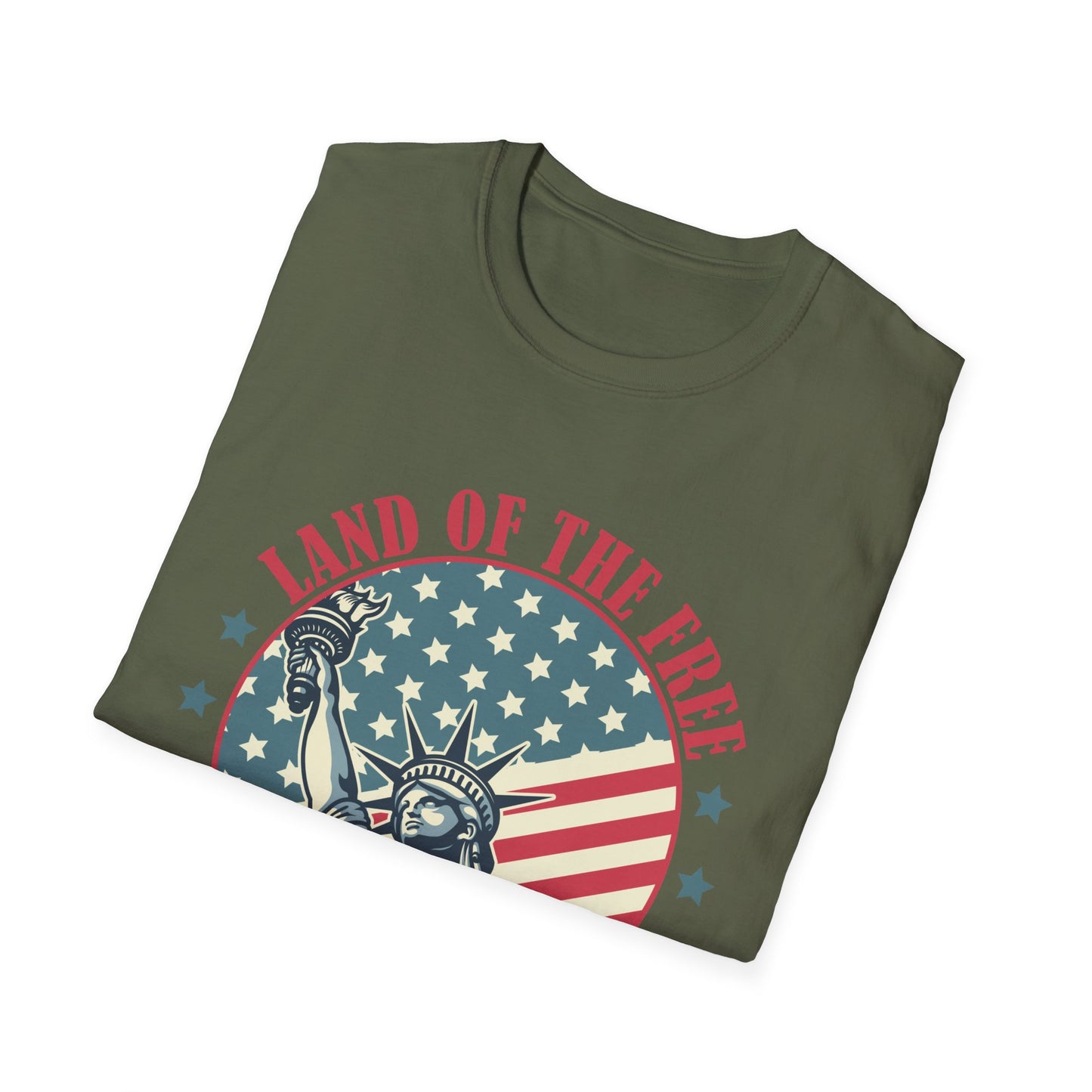 Land of the Free Graphic T-Shirt – Patriotism