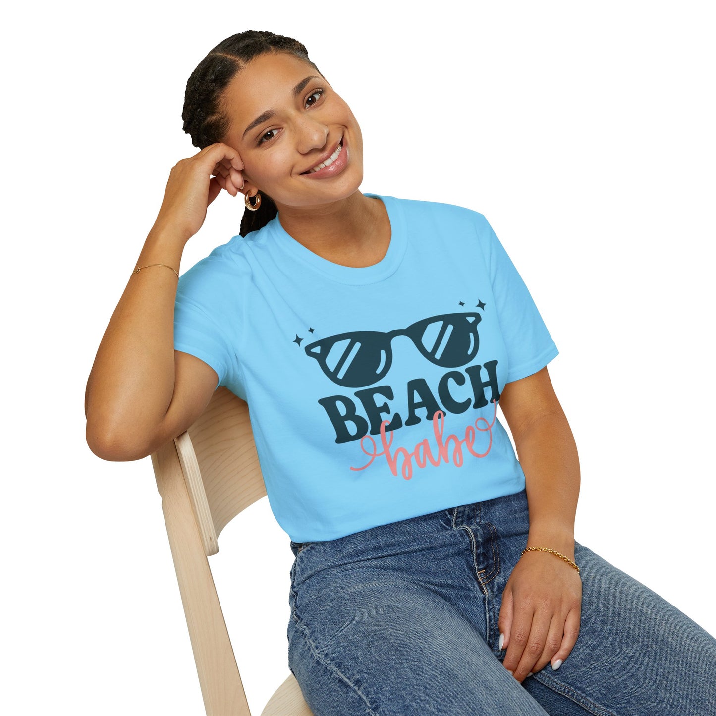 Beach Babe Unisex Softstyle T-Shirt - Perfect for Summer Vibes