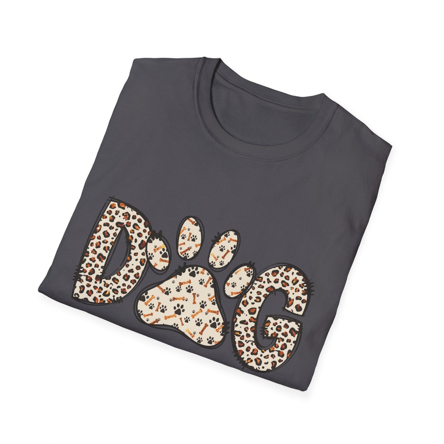 Dog Mama Leopard Print T-Shirt
