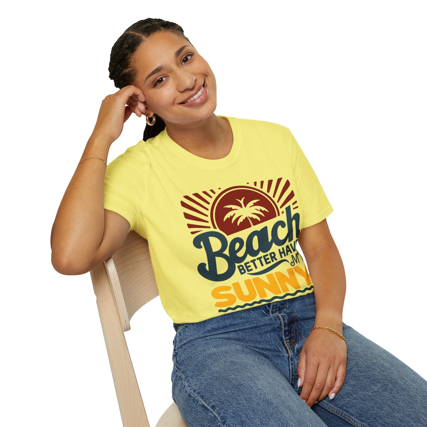 Beach Vibes Unisex Softstyle T-Shirt - 'Beach Better Have My Sunny'