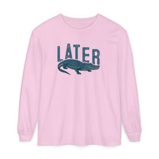 Later Gator -Casual Graphic Tee for Laid-Back Vibes | Perfect for Gifting, Relaxation, Everyday Wear, Beach Days, Summer Outings