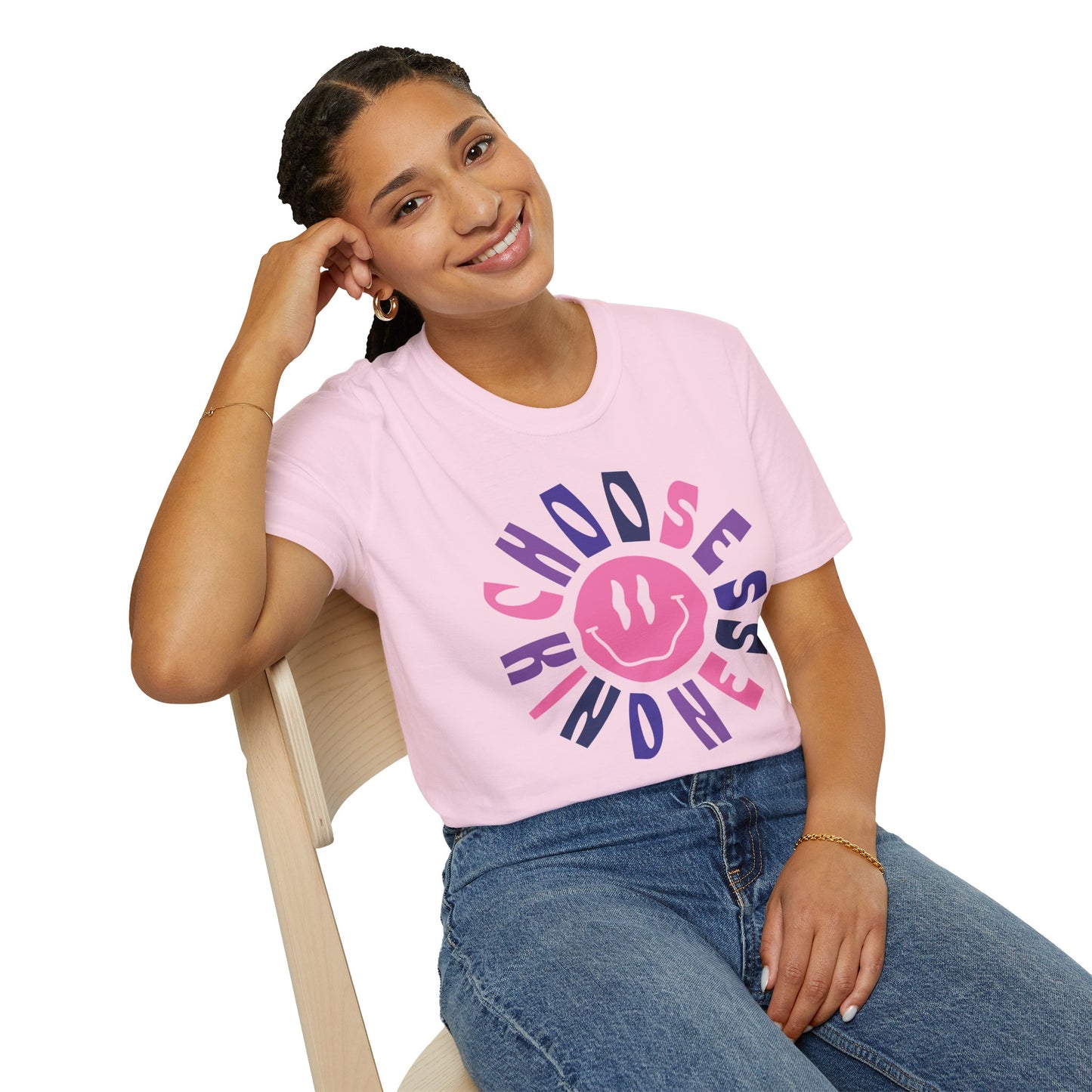 Choose Kindness Unisex Softstyle T-Shirt | Positive Vibes Tee
