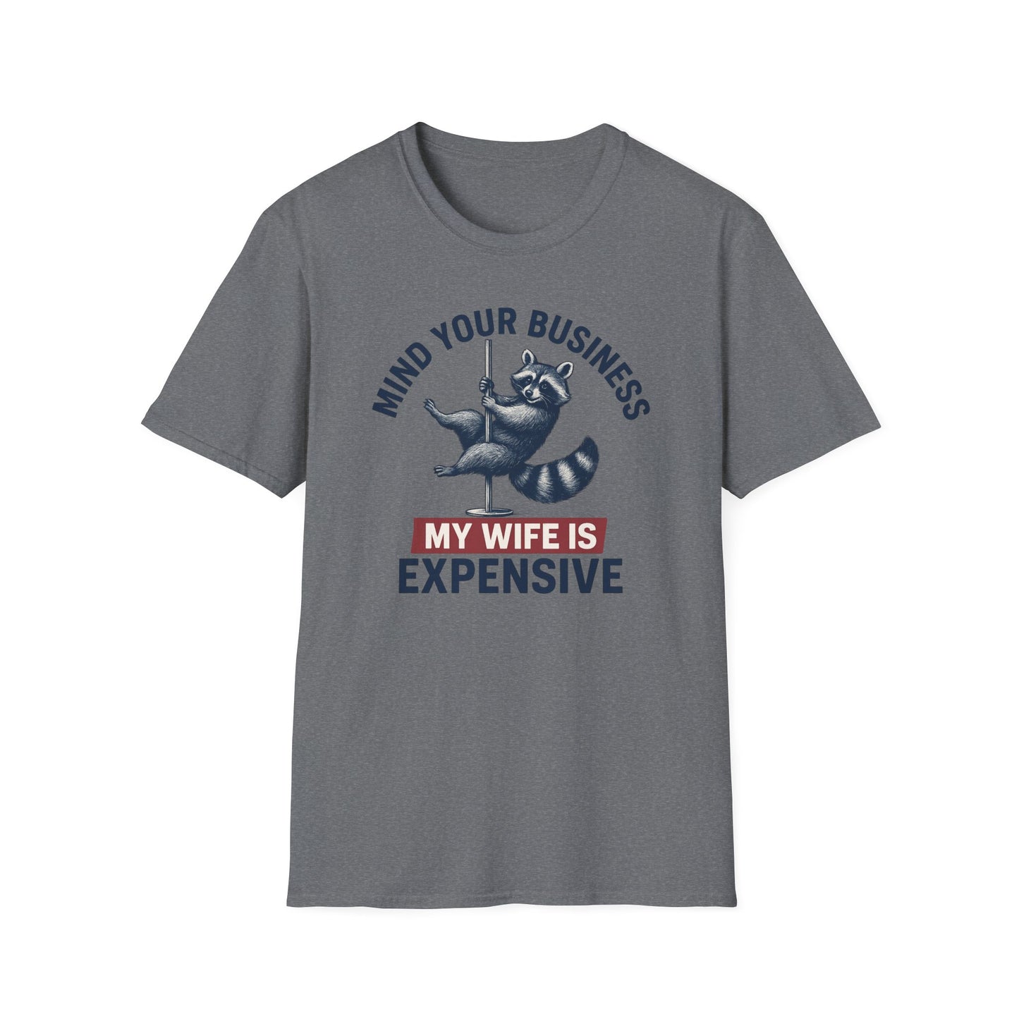Funny Raccoon T-Shirt - Mind Your Business, Perfect for Gifting on Anniversaries, Birthdays, Casual Outings, Gift for Spouses, [...]