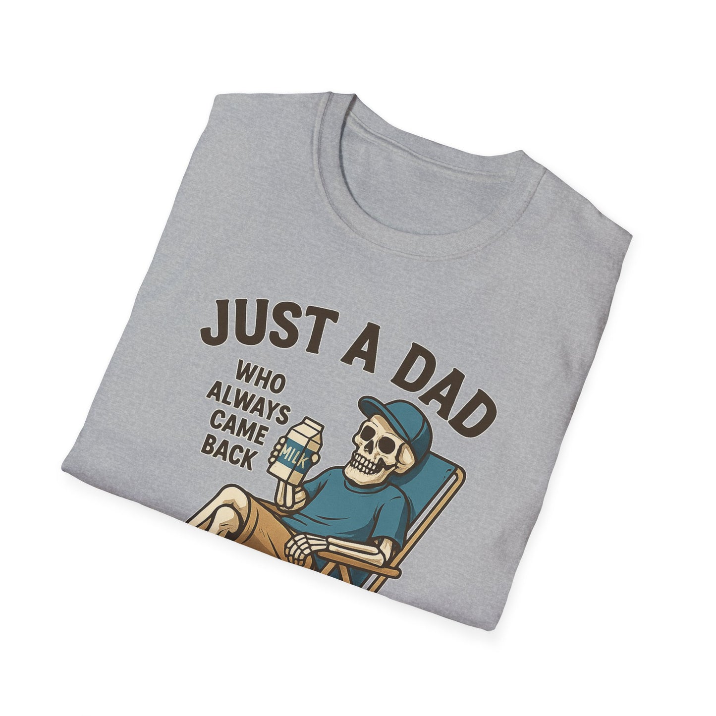 Just a Dad with the Milk Tee, Funny Father's Day Shirt