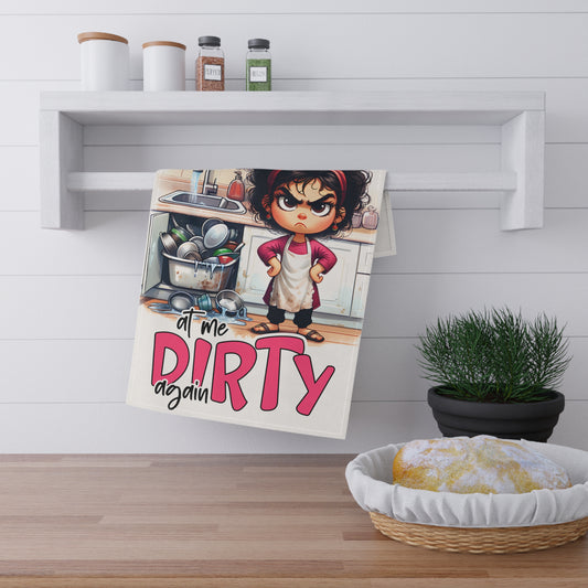 Funny Kitchen Tea Towels, Dish Towels, Home Decor, Gift for Mom, Kitchen Humor, Unique Kitchen Accessories, Quirky Kitchen Gifts