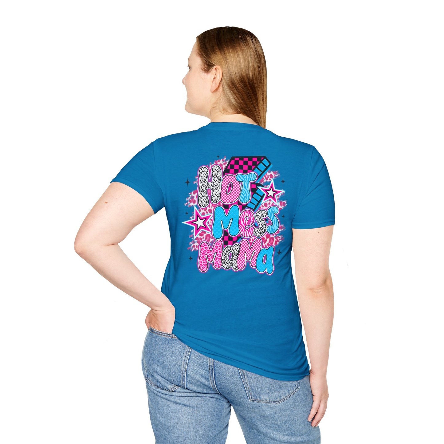Hot Mess Vibes Fun Graphic Tee