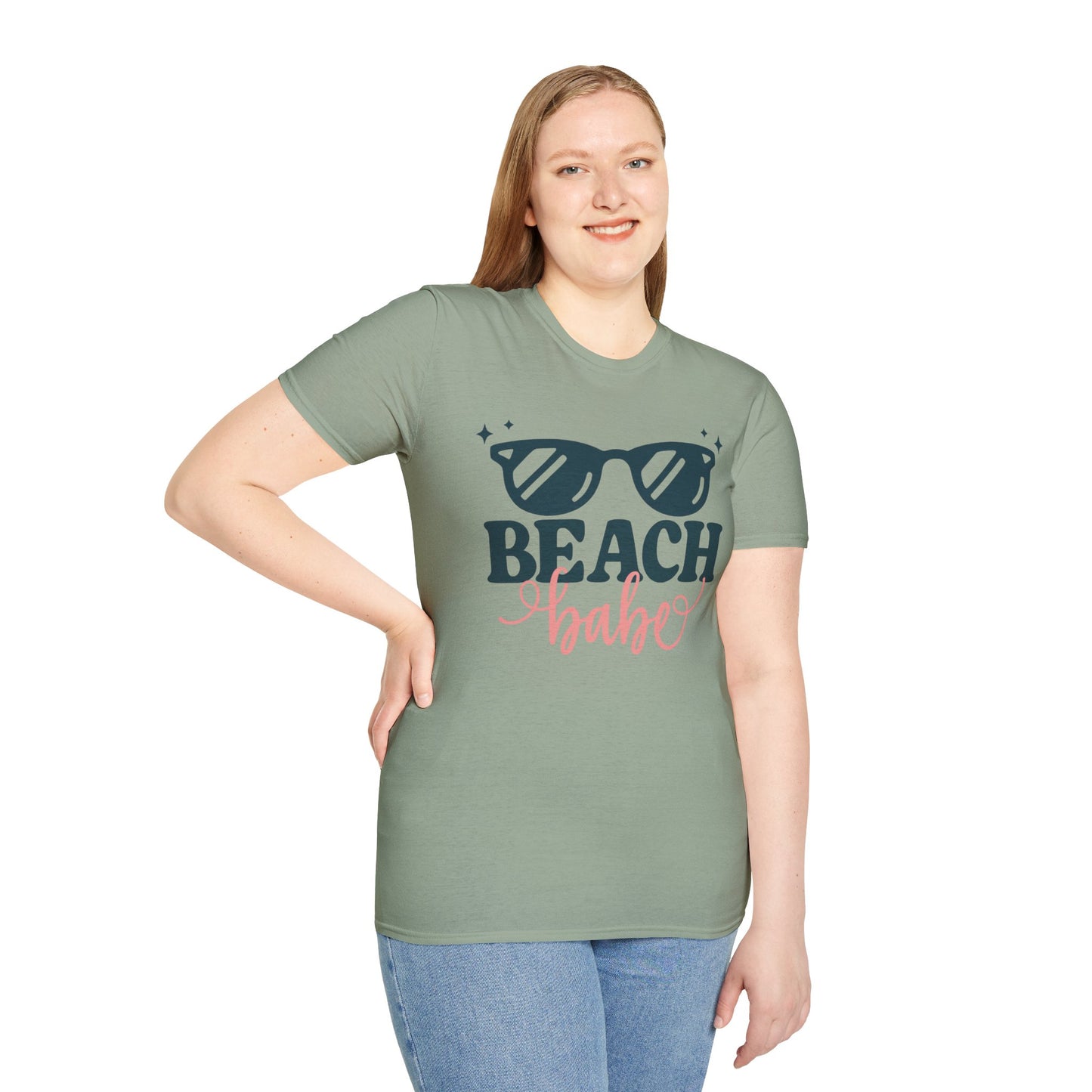 Beach Babe Unisex Softstyle T-Shirt - Perfect for Summer Vibes