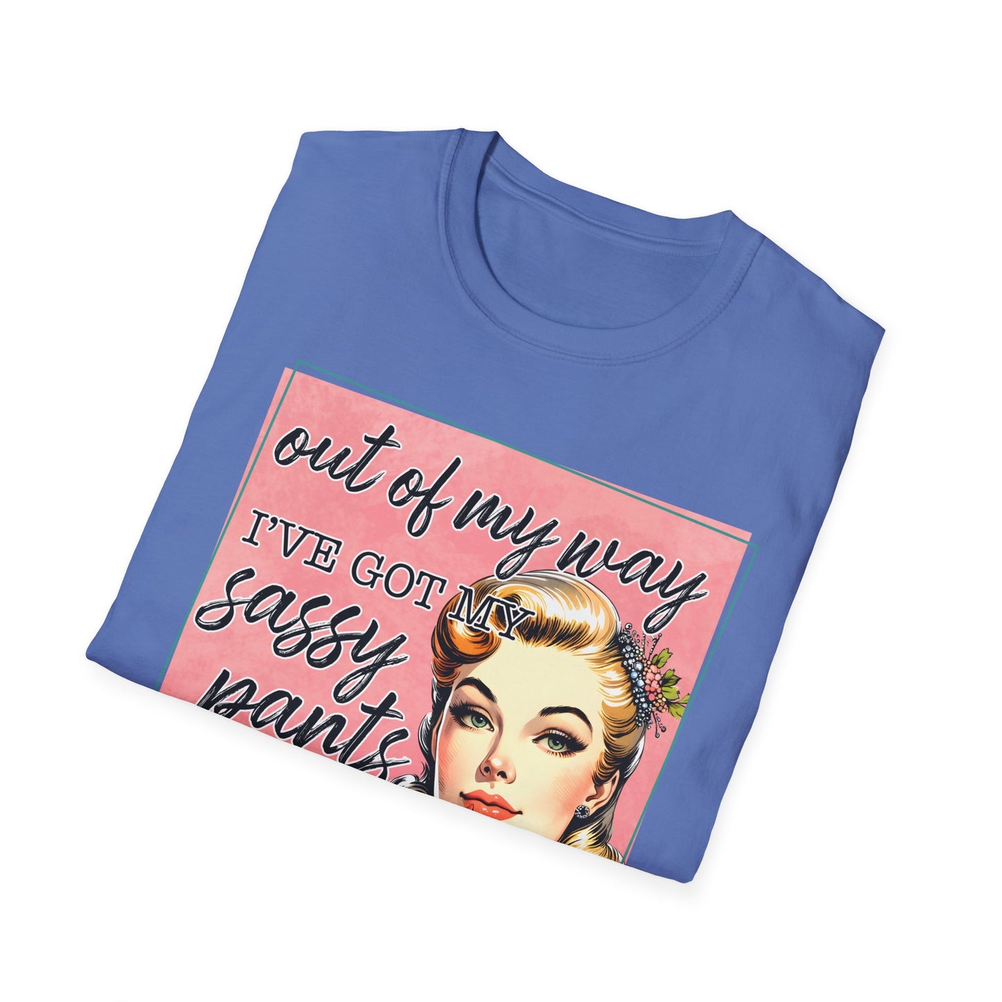 Sassy Pants Unisex Softstyle T-Shirt - Fun Retro Graphic Tee