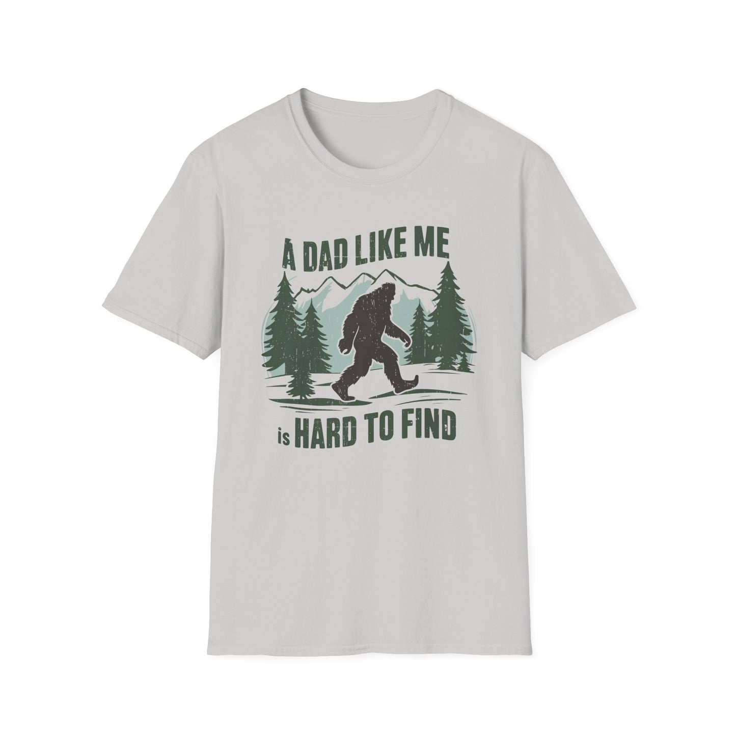 Bigfoot Dad T-Shirt, Funny Father's Day Gift, Unisex Graphic Tee, Nature Lover Shirt, Outdoor Adventure Apparel, Sasquatch Gift