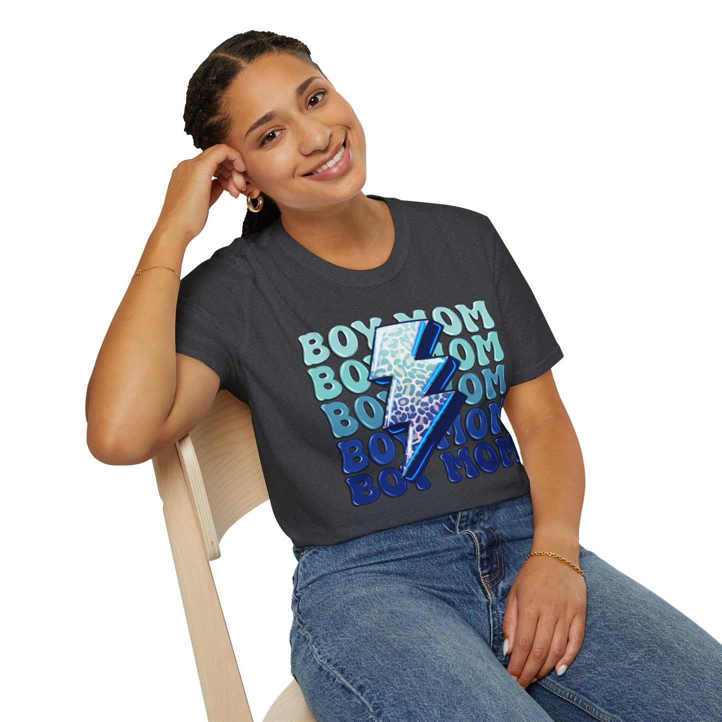Boy Mom Graphic T-Shirt - Fun and Stylish for Proud Mothers