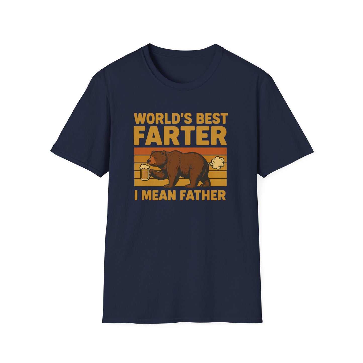 Funny Fathers Day T-Shirt, World's Best Farter Shirt, Dad Humor Tee, Unisex Gift for Dad, Comfy Father's Day Apparel