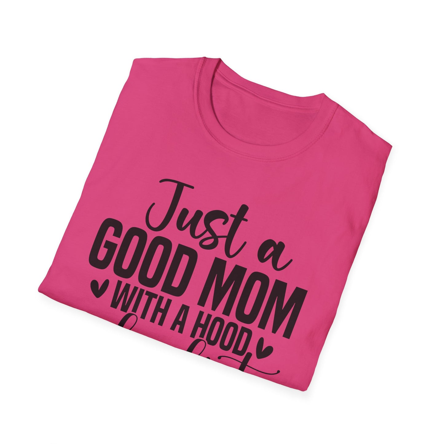 Just a Good Mom with a Hood Playlist T-Shirt | Funny and True Facts about me as a mom tee