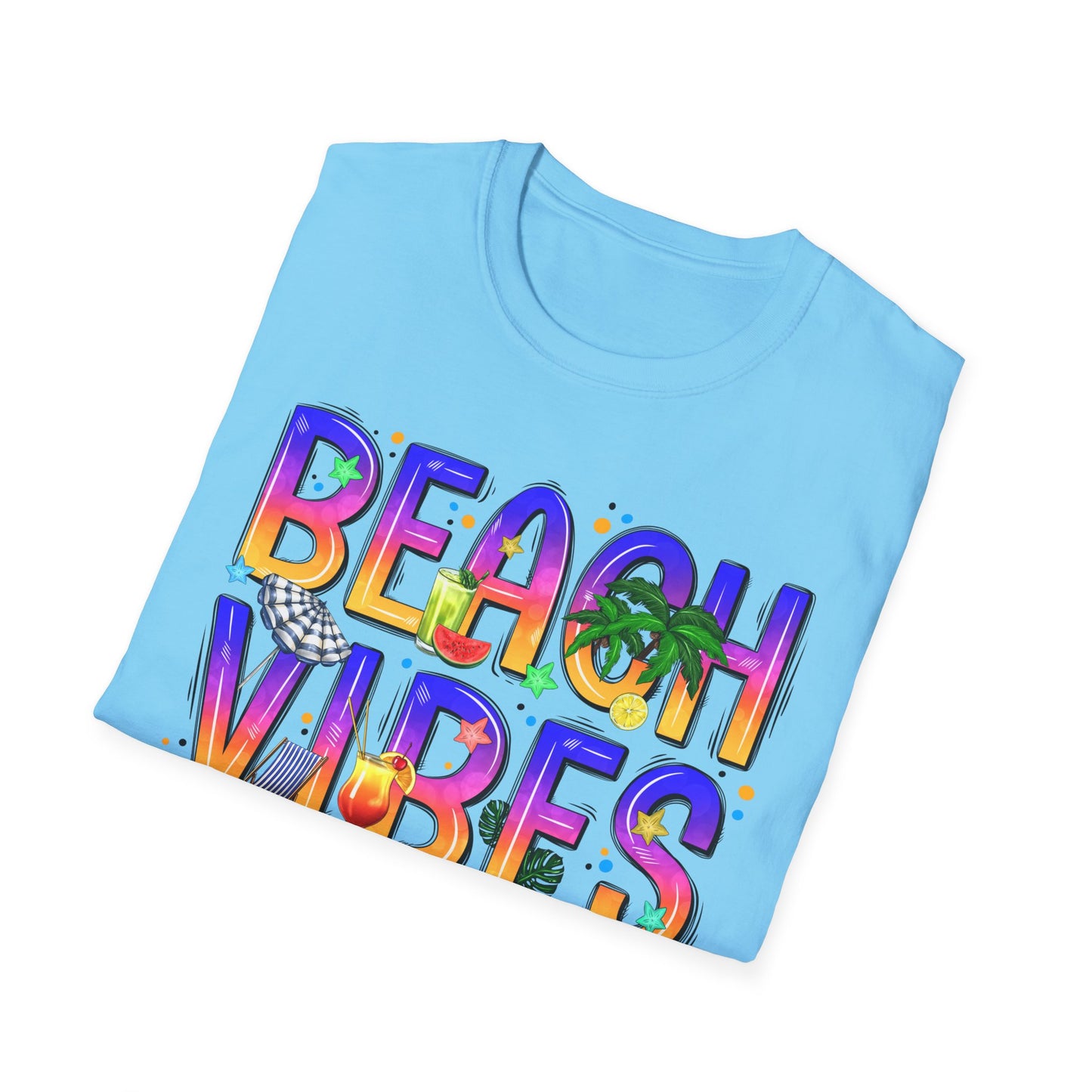 Beach Vibes - Bright and Fun Tee
