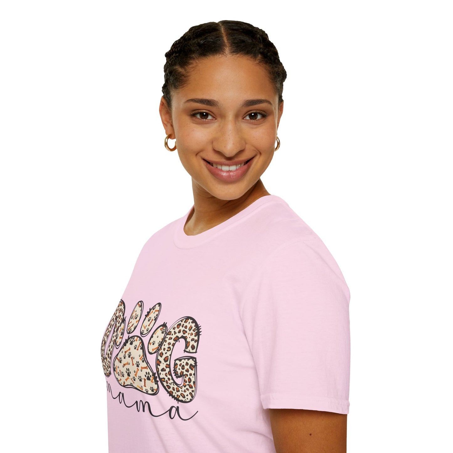 Dog Mama Leopard Print T-Shirt