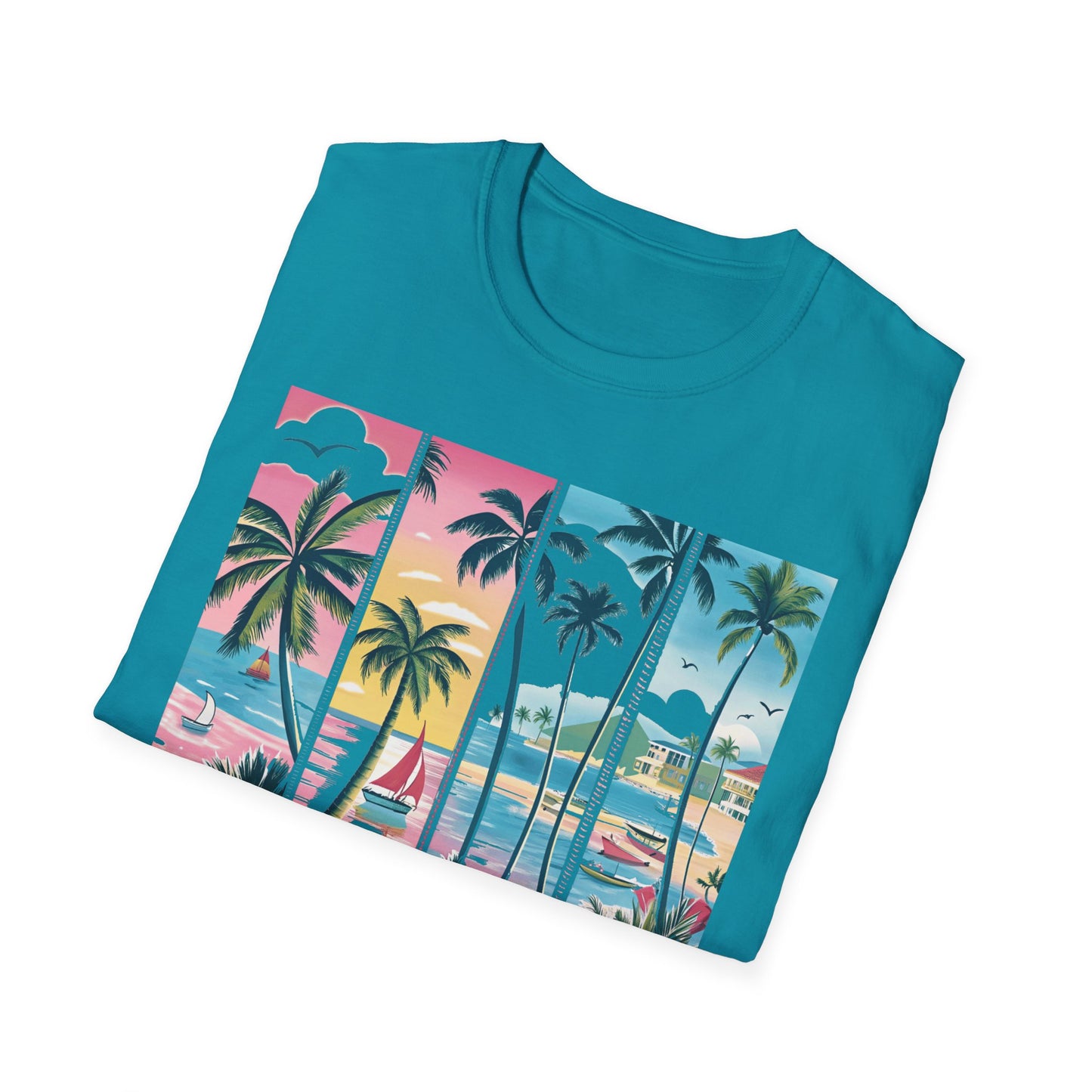 Salty Soul Tropical Vibe Tee for Beach Lovers