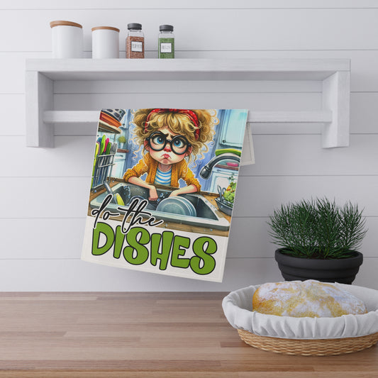 Cute Kitchen Tea Towels with 'Do the Dishes' Design, Fun Gift for Home Chefs, Dish Towels for Housewarming, Kitchen Decor, [...]