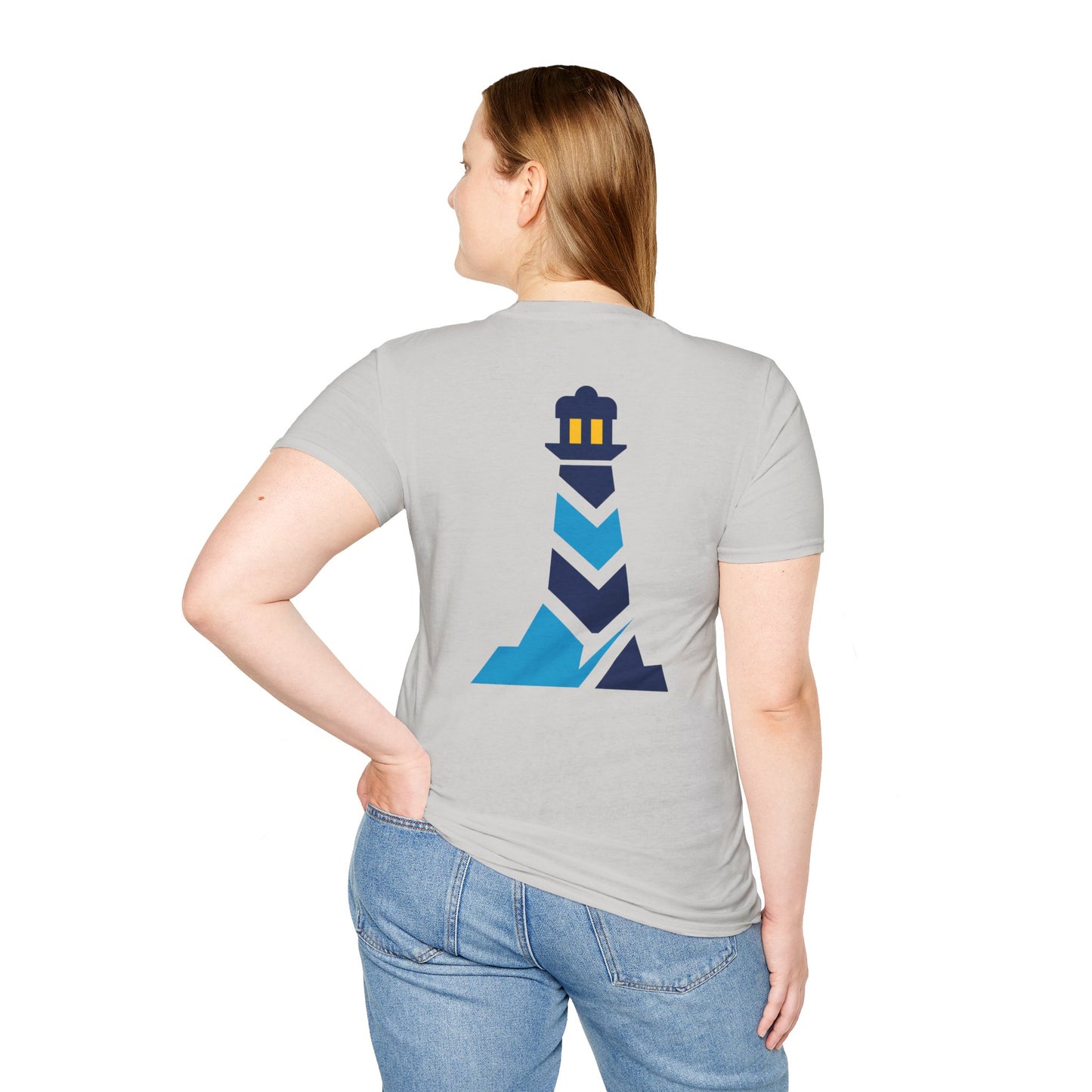 Beach Sunrise & Lighthouse Unisex T-Shirt - Relaxed Summer Vibes