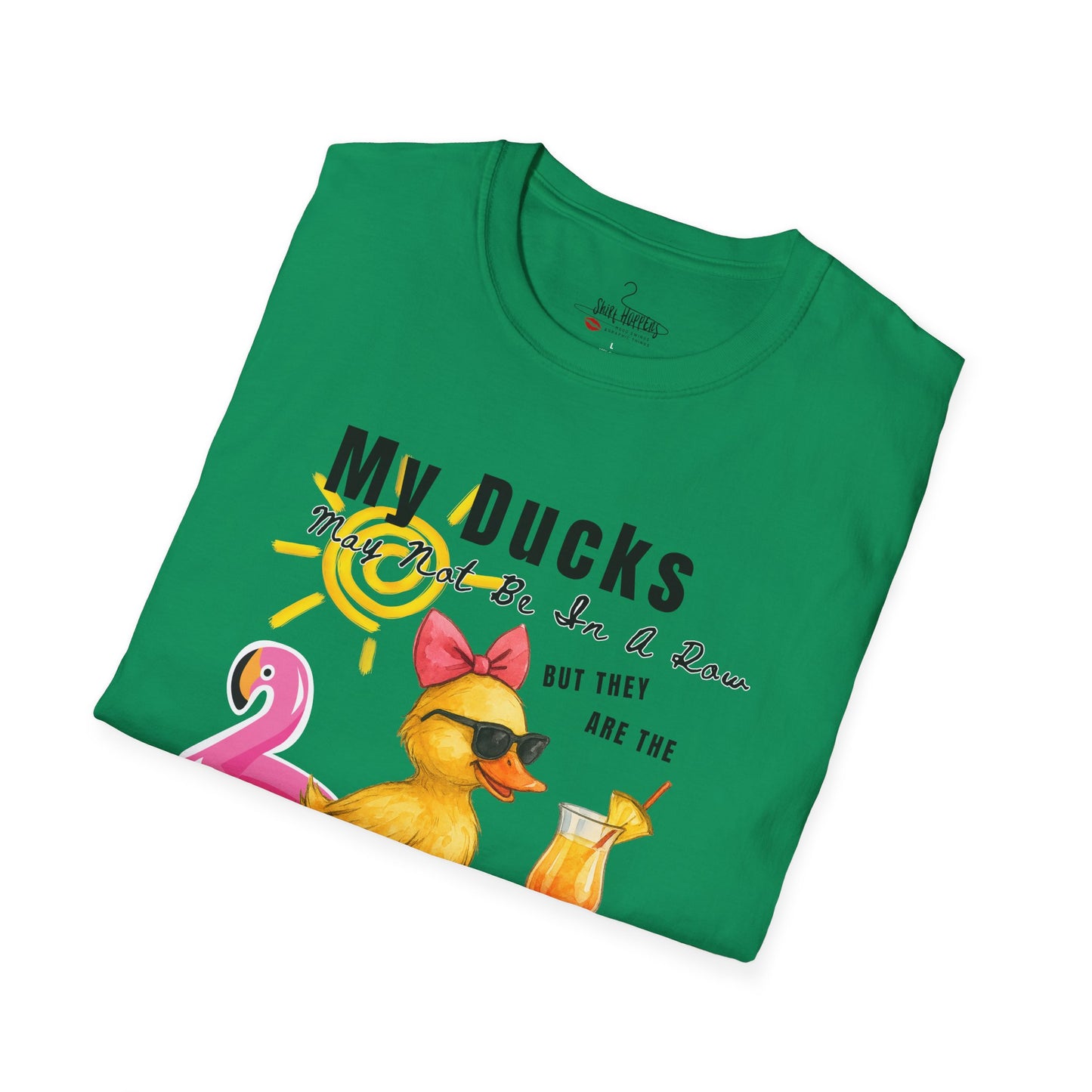 Duck - Life of The Party T-Shirt, Fun Summer Tee, Quirky Gift, Pool Party Shirt, Duck Lover Apparel