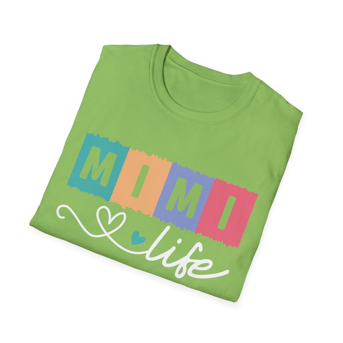 Colorful 'MIMI' Unisex Softstyle T-Shirt | Fun Gift for Mother's Day, Birthday, Casual Wear, Unique Family Tee, Comfortable Everyday Shirt