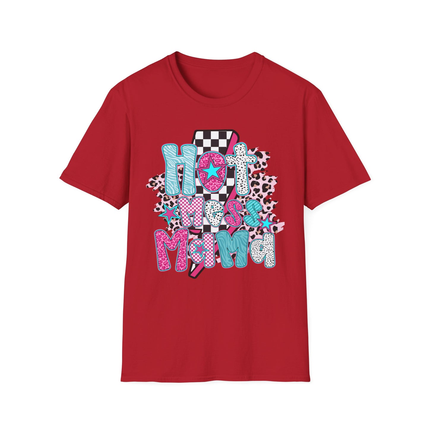 Fun 'Hot Mess Mama' T-Shirt - Perfect for Moms!