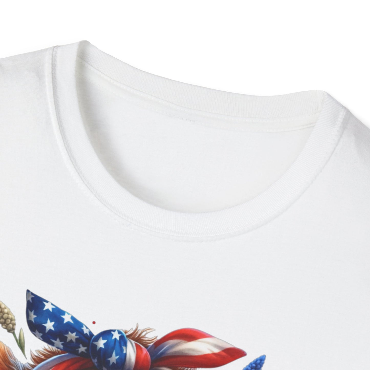 Patriotic Cow T-Shirt - Tee for Summer Celebrations