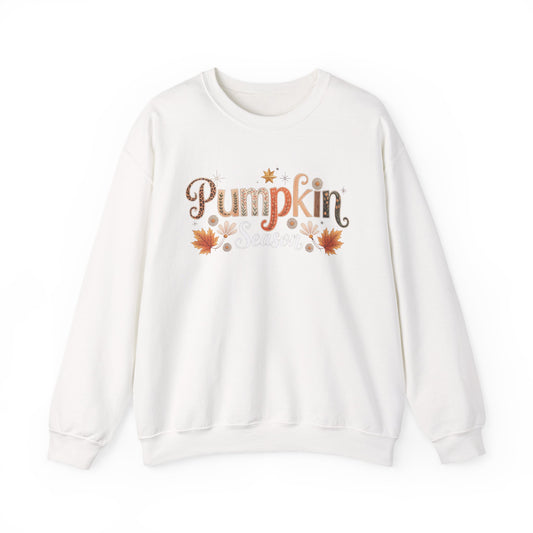 Cozy Pumpkin Fall Sweatshirt, Autumn Fashion, Unisex Crewneck, Seasonal Apparel, Harvest Celebration, Thanksgiving Outfit