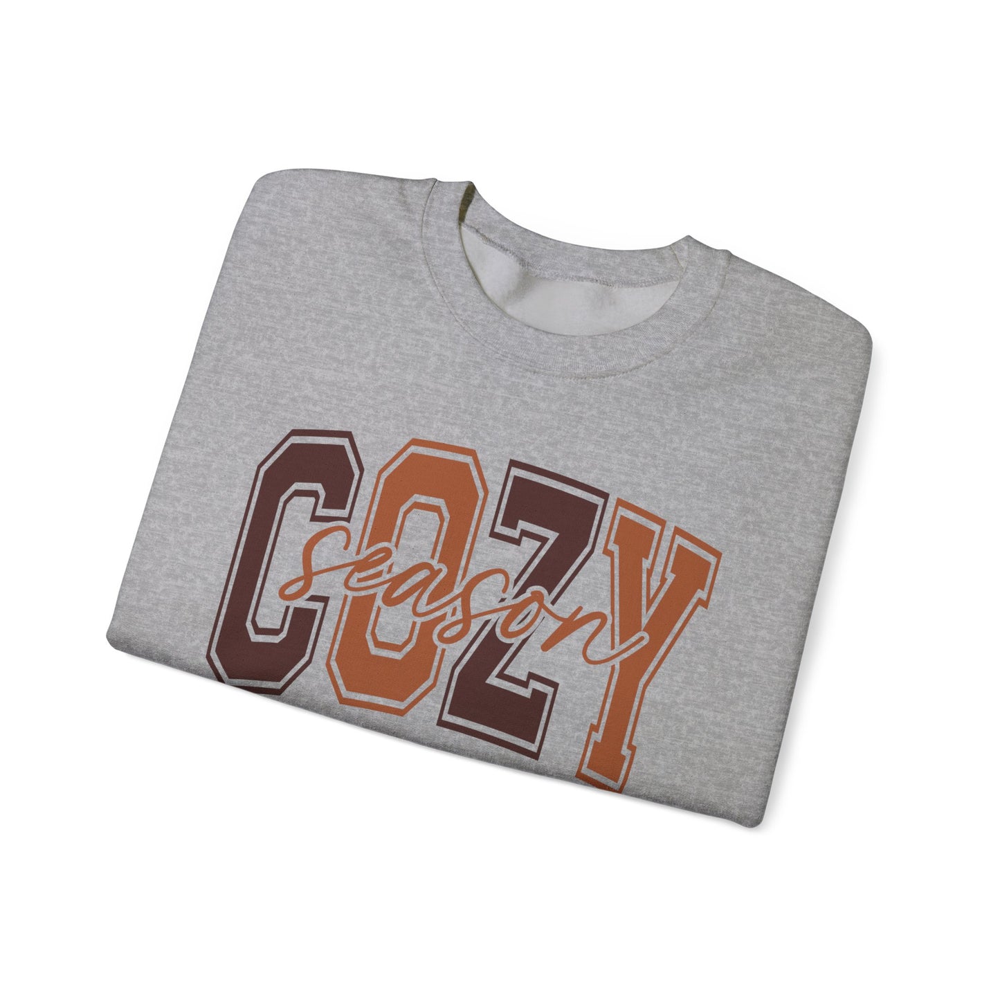 Cozy Season Crewneck Sweatshirt | Unisex Sweatshirt, Fall Essentials, Comfy Gift, Cozy Vibes, Holiday Apparel