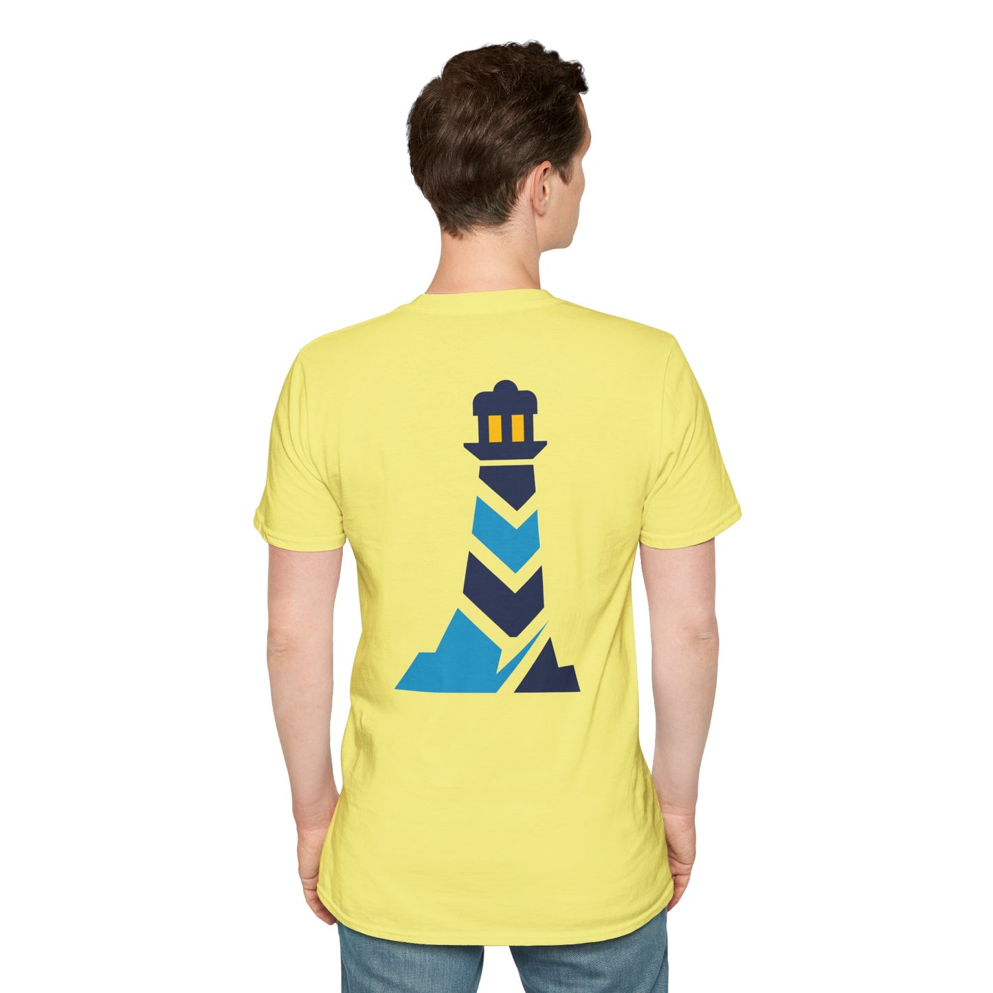 Beach Sunrise & Lighthouse Unisex T-Shirt - Relaxed Summer Vibes