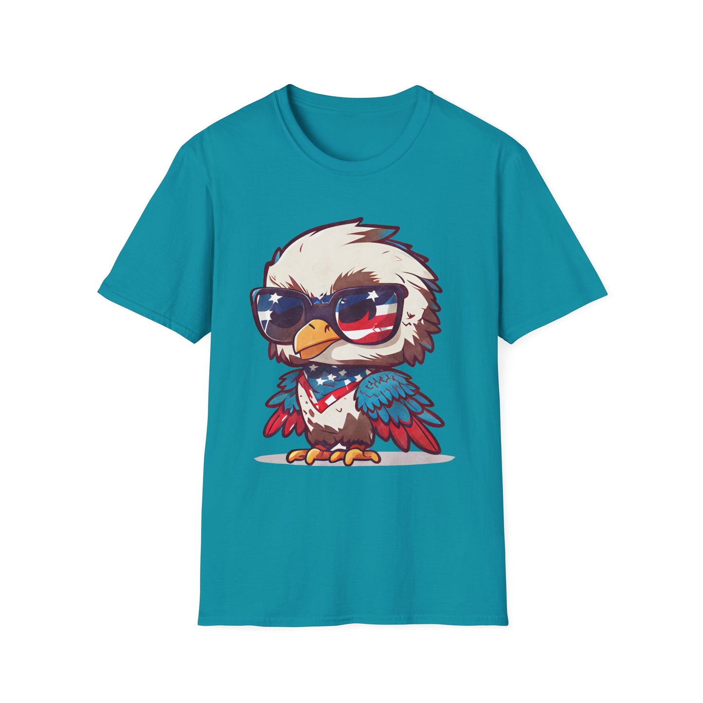 Patriotic Eagle Graphic T-Shirt