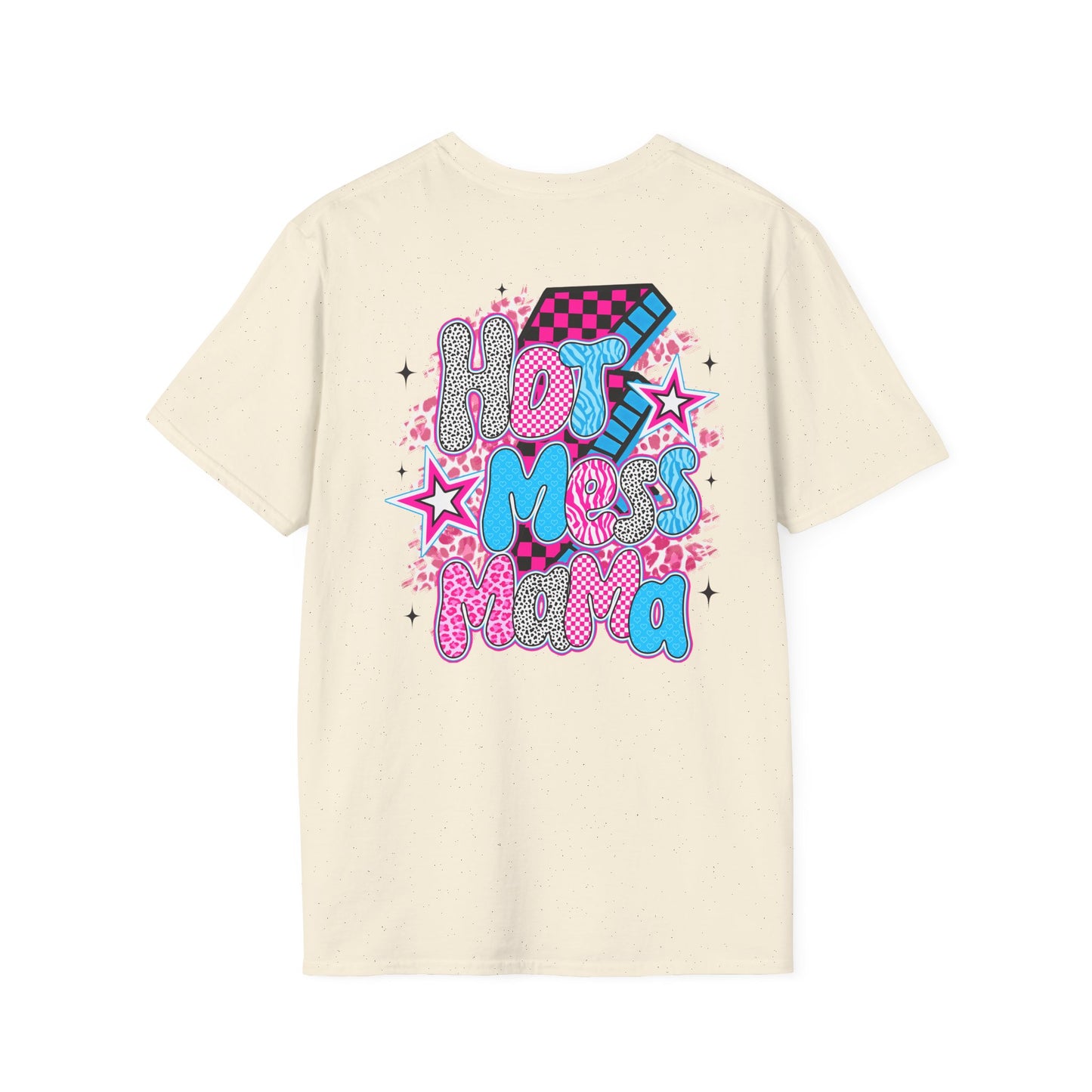Hot Mess Vibes Fun Graphic Tee