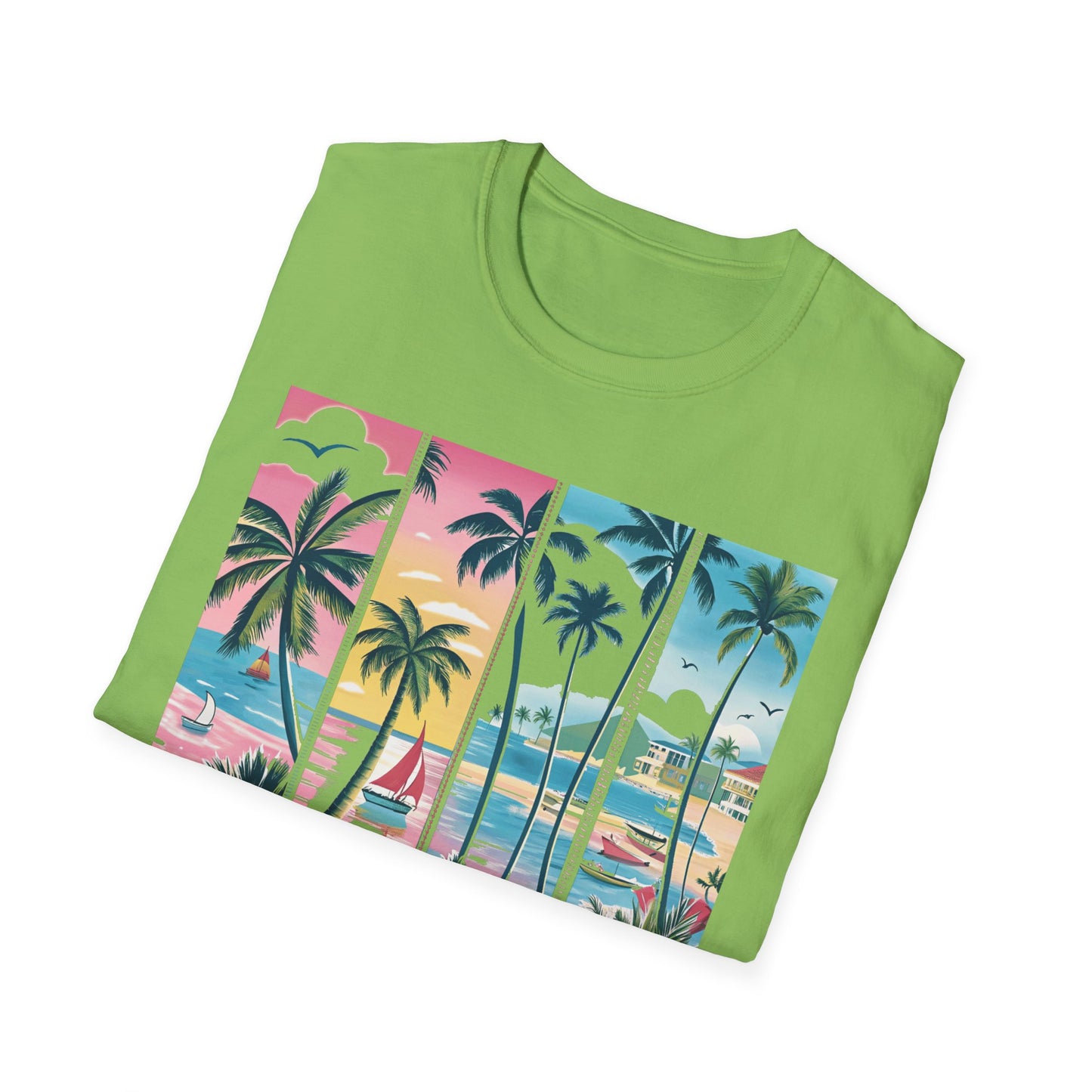 Salty Soul Tropical Vibe Tee for Beach Lovers