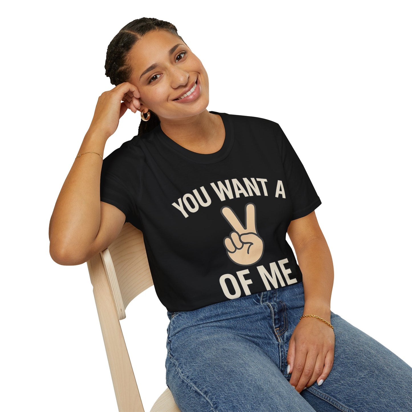"You Want a Piece of Me" Graphic Tee for Casual Vibes