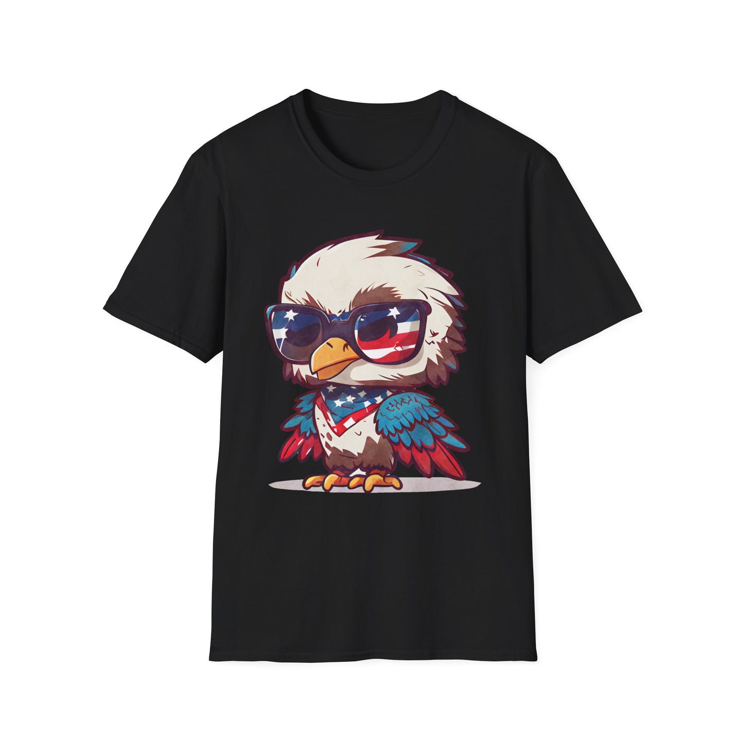 Patriotic Eagle Graphic T-Shirt