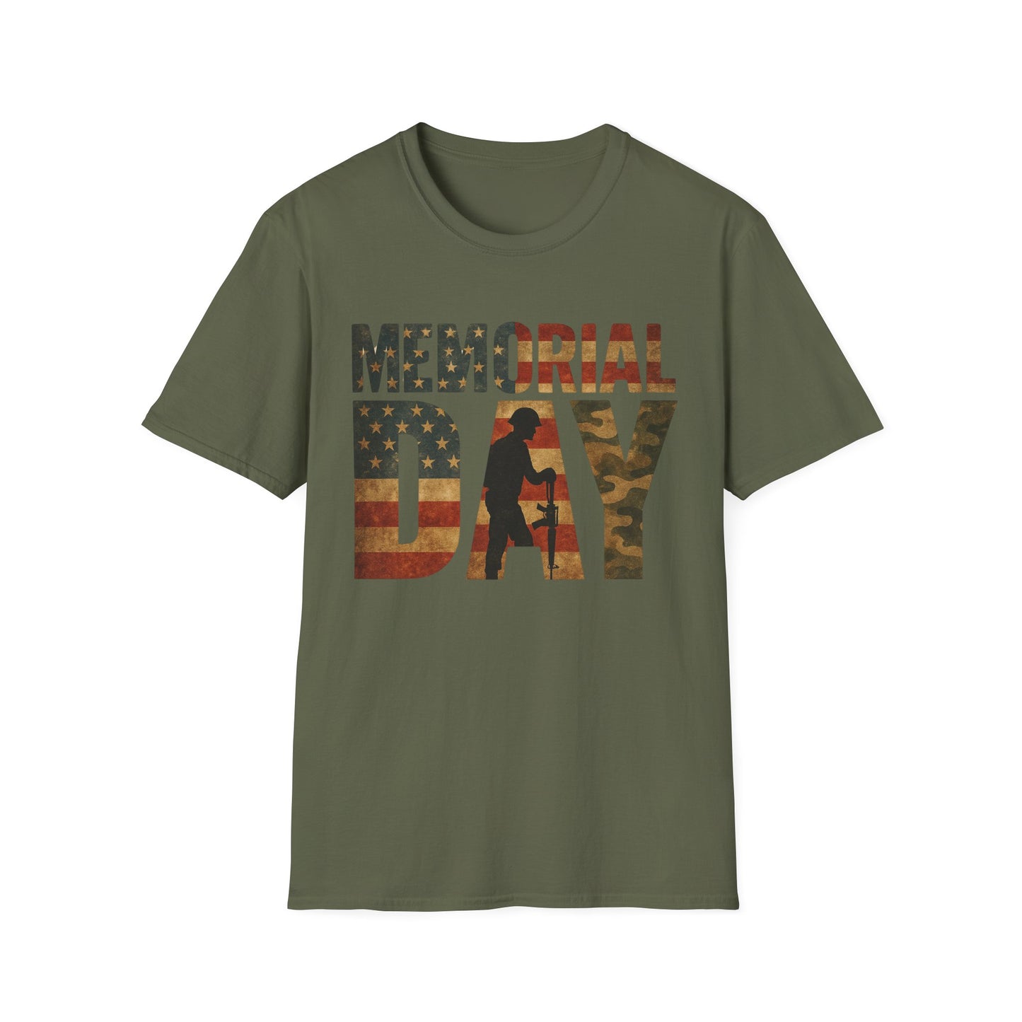 Memorial Day Camo Graphic - T-Shirt