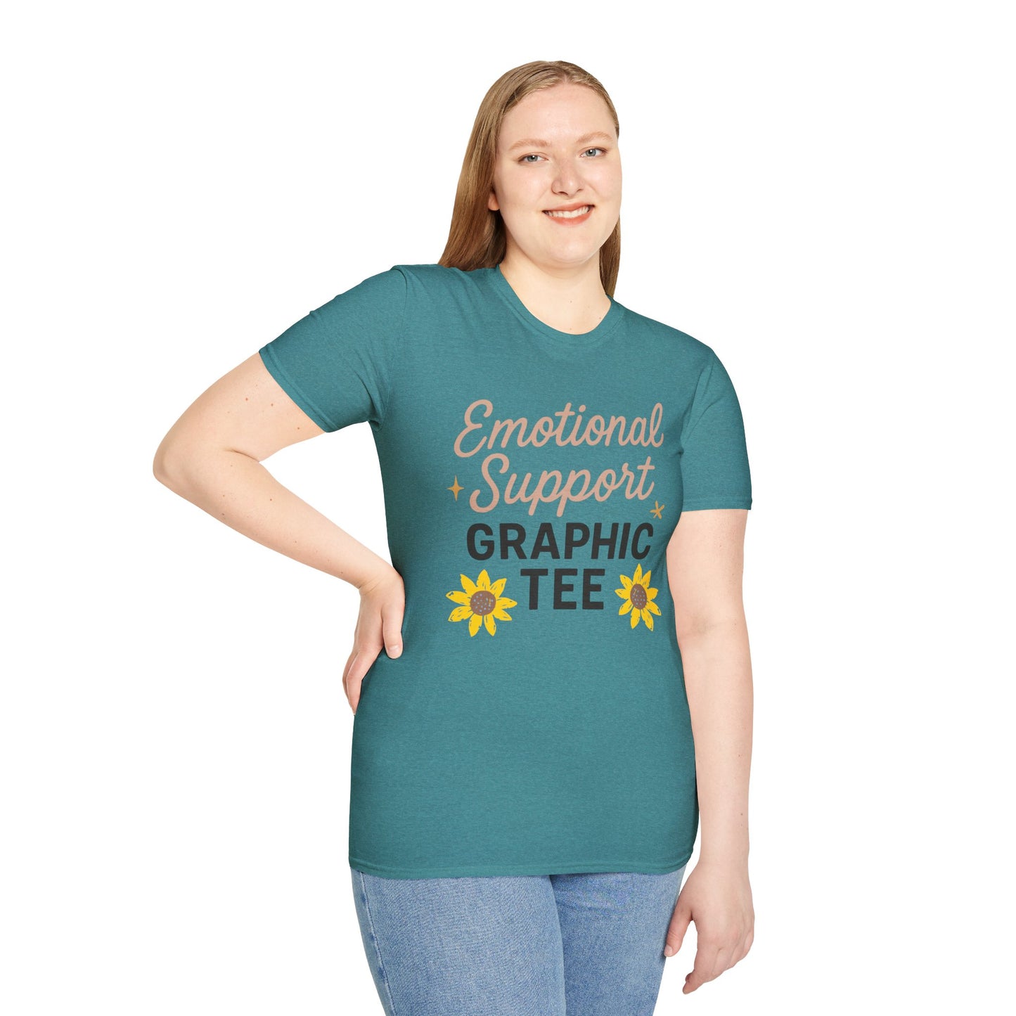 Emotional Support Graphic T-Shirt for Positivity Lovers