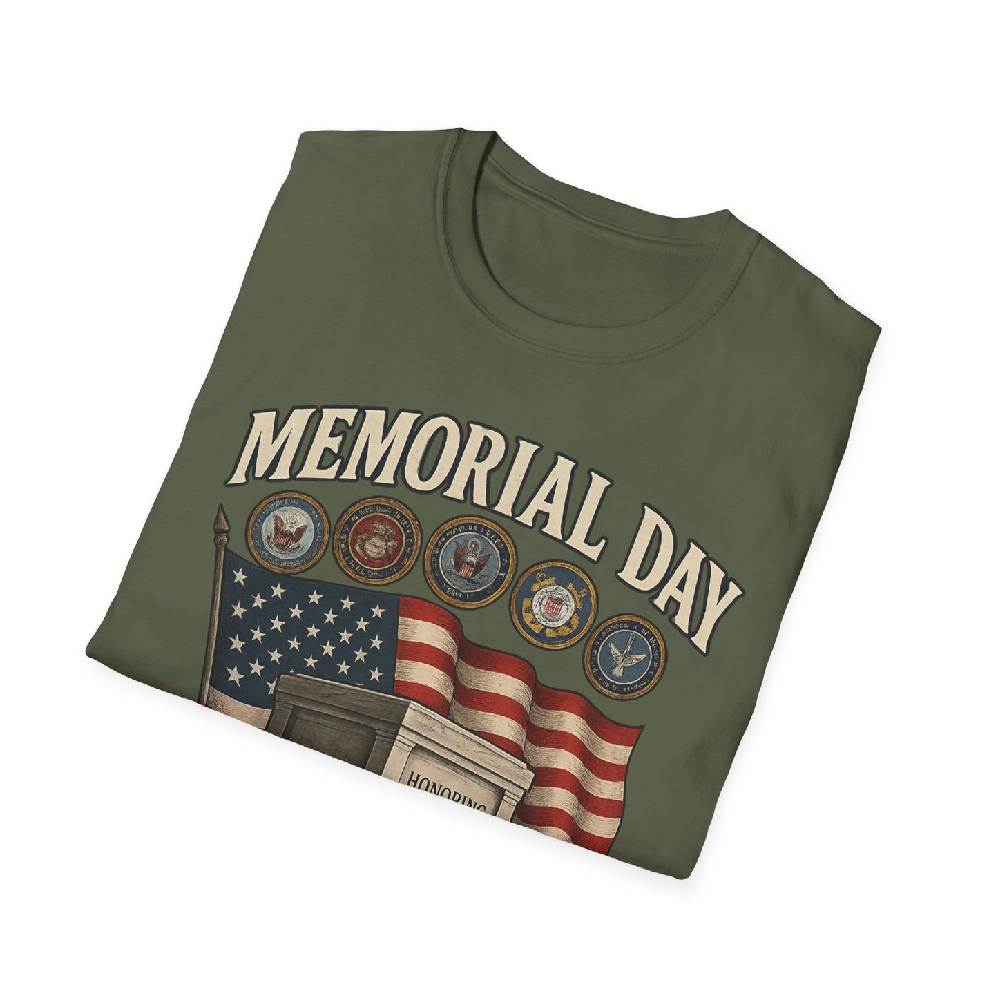 Memorial Day Tribute T-Shirt - Honoring All Who Served