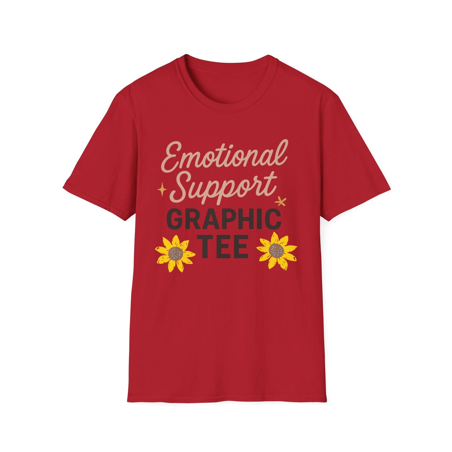 Emotional Support Graphic T-Shirt for Positivity Lovers