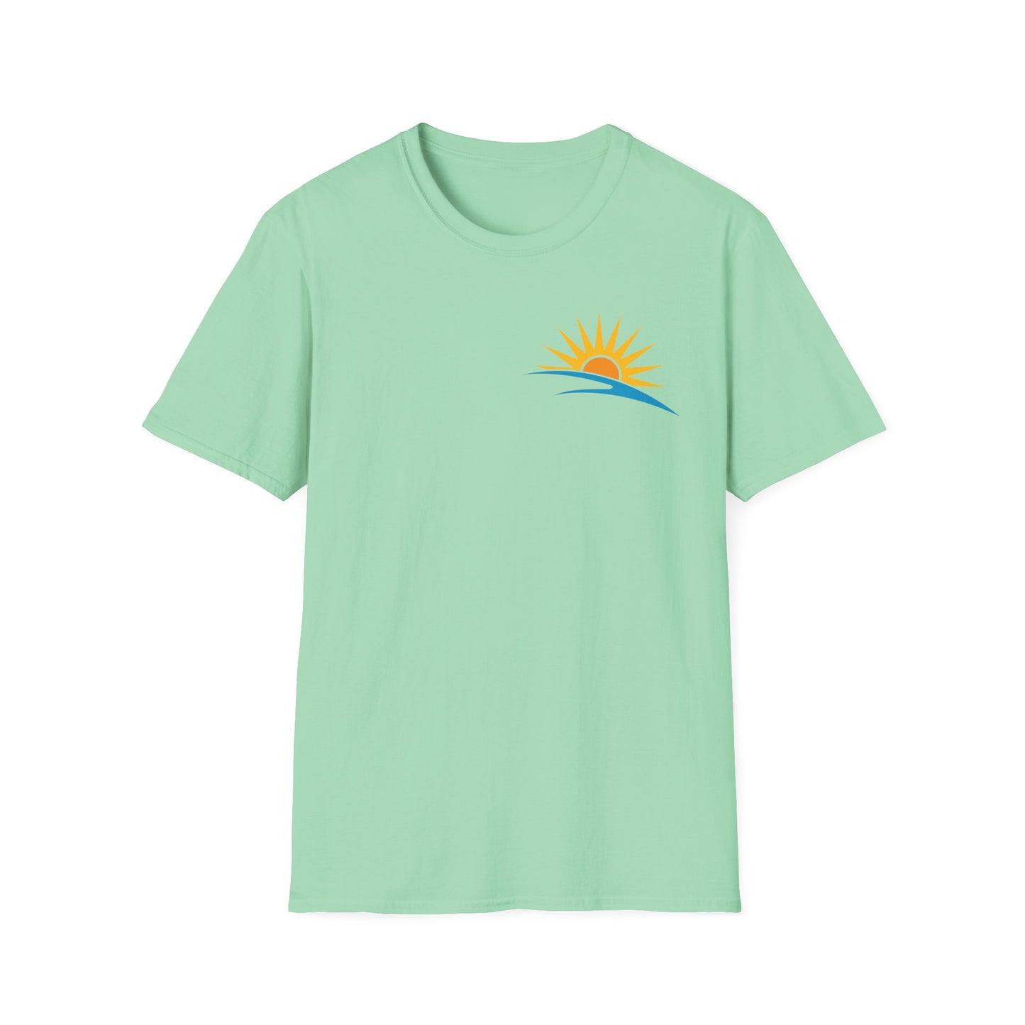 Beach Sunrise & Lighthouse Unisex T-Shirt - Relaxed Summer Vibes