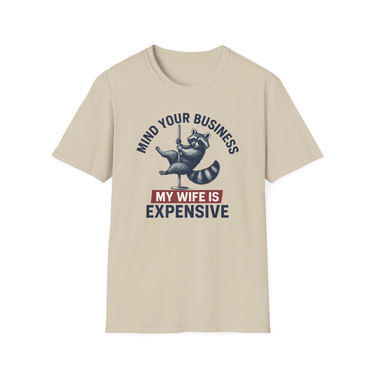 Funny Raccoon T-Shirt - Mind Your Business, Perfect for Gifting on Anniversaries, Birthdays, Casual Outings, Gift for Spouses, [...]