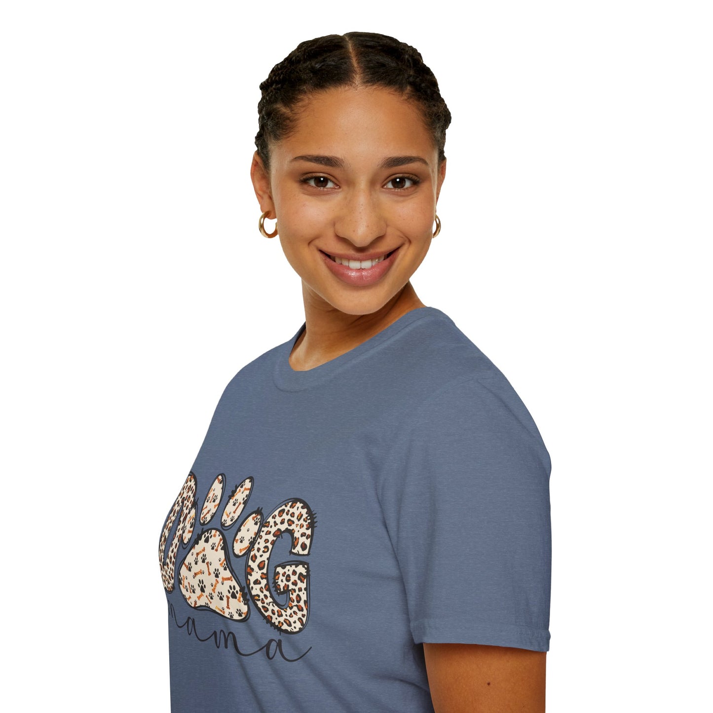 Dog Mama Leopard Print T-Shirt