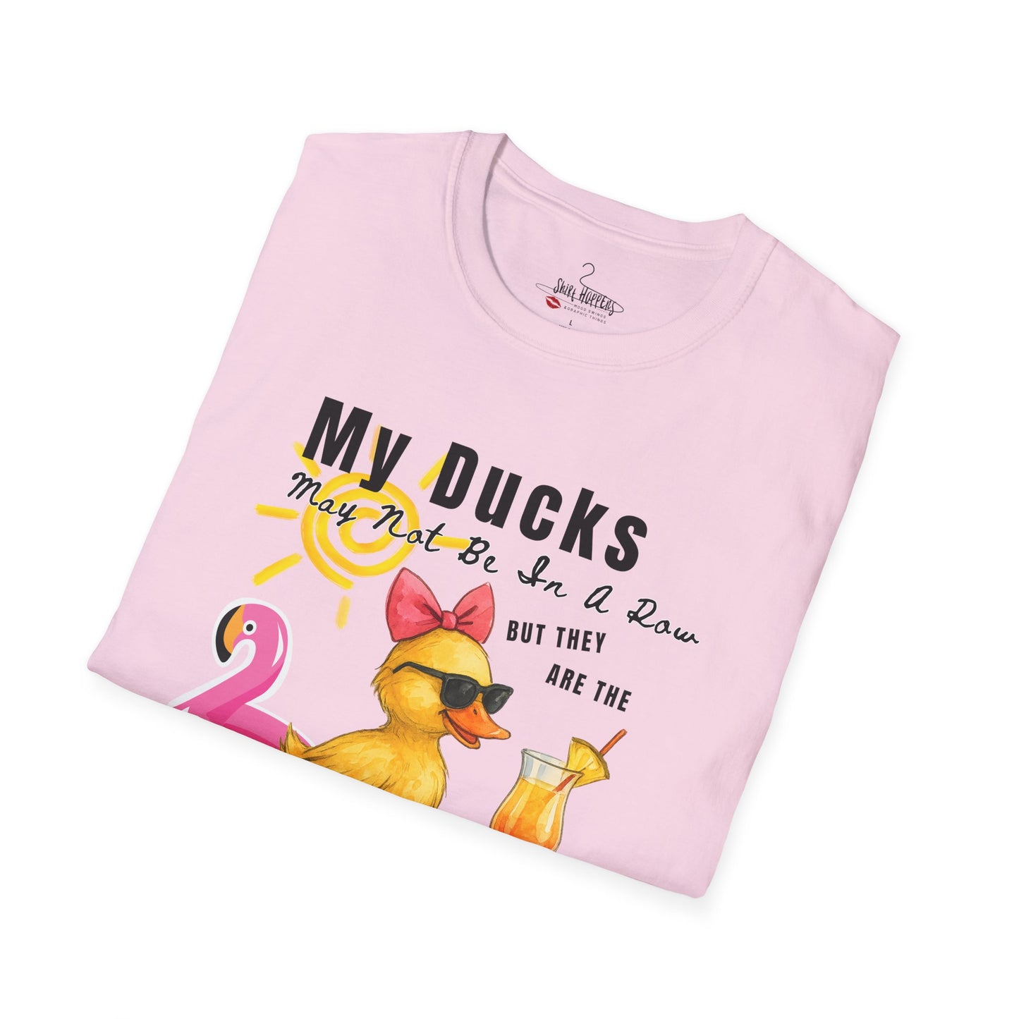 Duck - Life of The Party T-Shirt, Fun Summer Tee, Quirky Gift, Pool Party Shirt, Duck Lover Apparel