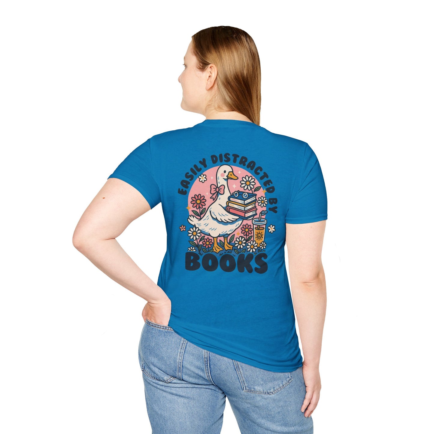 Easily Distracted by Books - T-Shirt