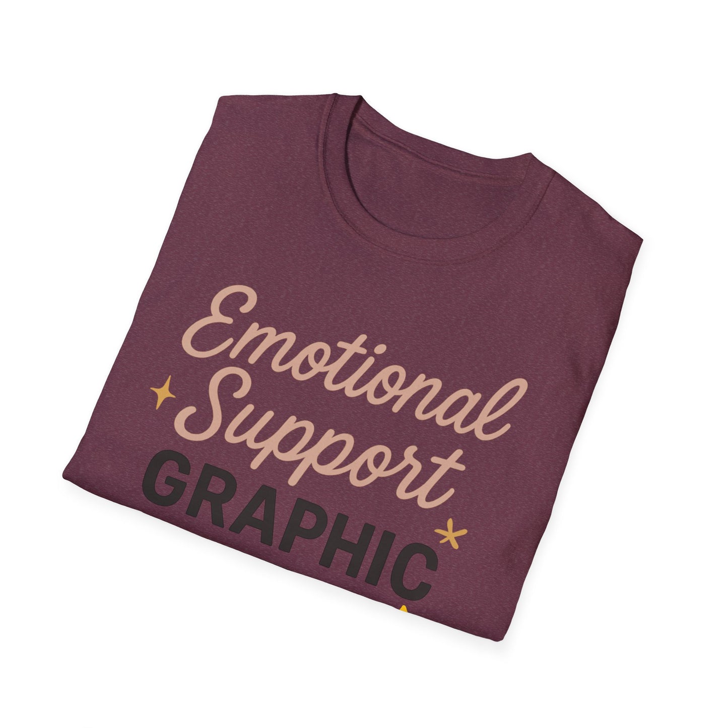 Emotional Support Graphic T-Shirt for Positivity Lovers