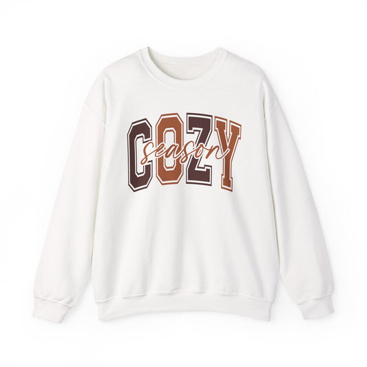 Cozy Season Crewneck Sweatshirt | Unisex Sweatshirt, Fall Essentials, Comfy Gift, Cozy Vibes, Holiday Apparel