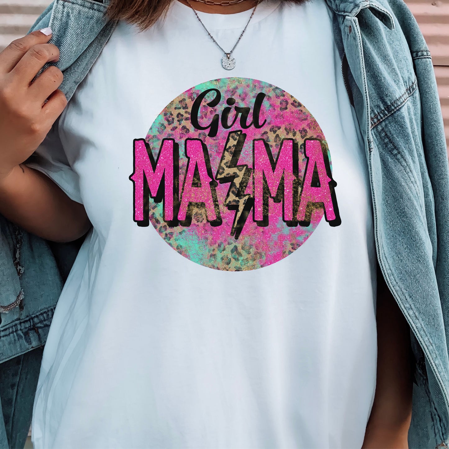 Girls Mama Trendy and Fun Graphic Tee for Moms