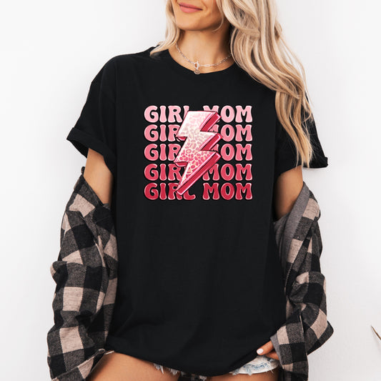 Girl Mom Softstyle T-Shirt - Trendy Casual Tee for Moms