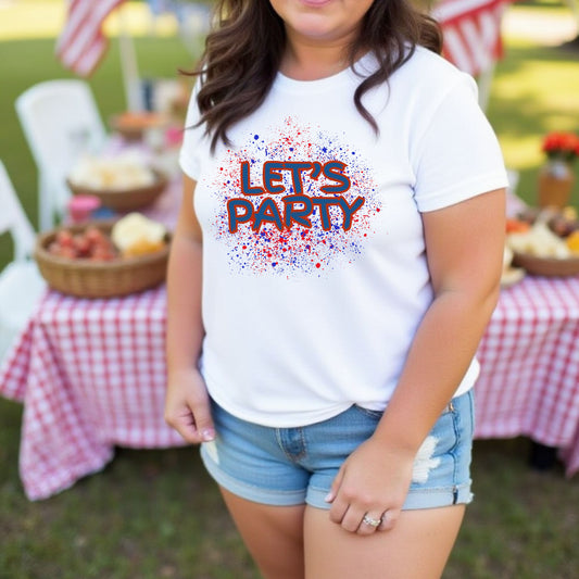 Let's Party - Fun Celebration Tee